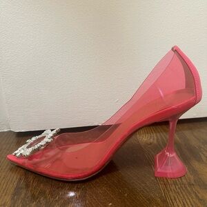 Neon Pink PVC pump
